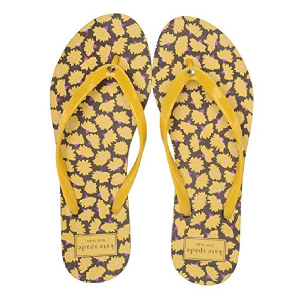 kate spade new york Women's Natal FLIP Flop Flat Sandal, Chartreuse, 9 M US - Picture 1 of 1